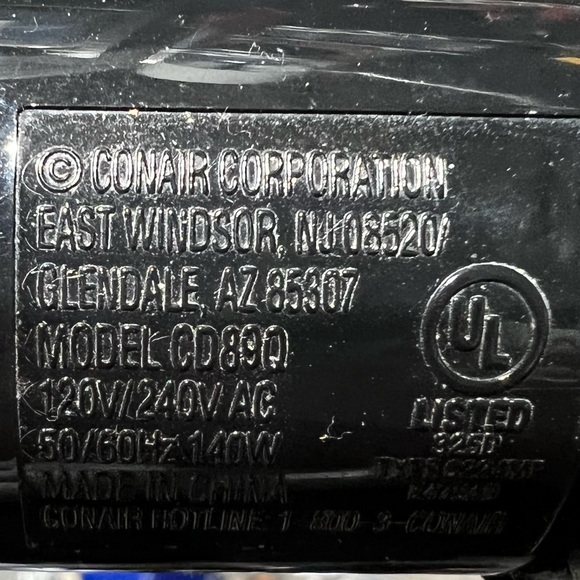 Conair 1 1/2” curling iron auto off turbo fast - Picture 6 of 7